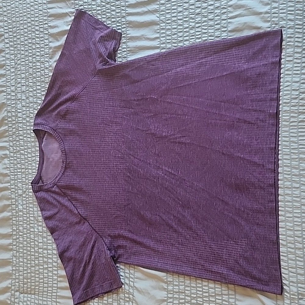 Lululemon Mens Purple Metal Vent Tech Short-Sleeve Shirt XL